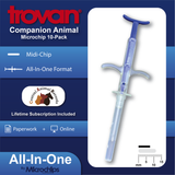 The All-In-One Trovan Microchip (10-Pack) + Includes Prepaid Listing With C.A.R.