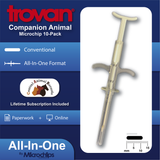 The All-In-One Trovan Microchip (10-Pack) + Includes Prepaid Listing With C.A.R.