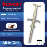The All-In-One Trovan Microchip (10-Pack) + Includes Prepaid Listing With C.A.R.