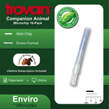 The Enviro Trovan Microchip (10-Pack) + Includes Prepaid Listing With C.A.R.