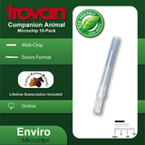 The Enviro Trovan Microchip (10-Pack) + Includes Prepaid Listing With C.A.R.