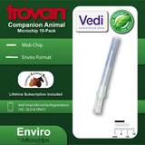 The Enviro Trovan Microchip (10-Pack) + Includes Prepaid Listing With C.A.R.