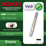 The Enviro Trovan Microchip (10-Pack) + Includes Prepaid Listing With C.A.R.