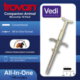 The All-In-One Trovan Microchip (10-Pack) + Includes Prepaid Listing With C.A.R.