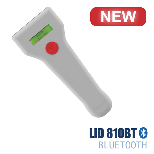 Trovan LID-810BT compact Bluetooth FDX-B microchip reader for vets shelters and councils