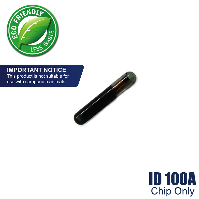 Trovan ID100A 11.5mm × 2.1mm FDX-A non-sterile loose bulk aquaculture microchip PIT tag for broodstock, fisheries research and OEM applications