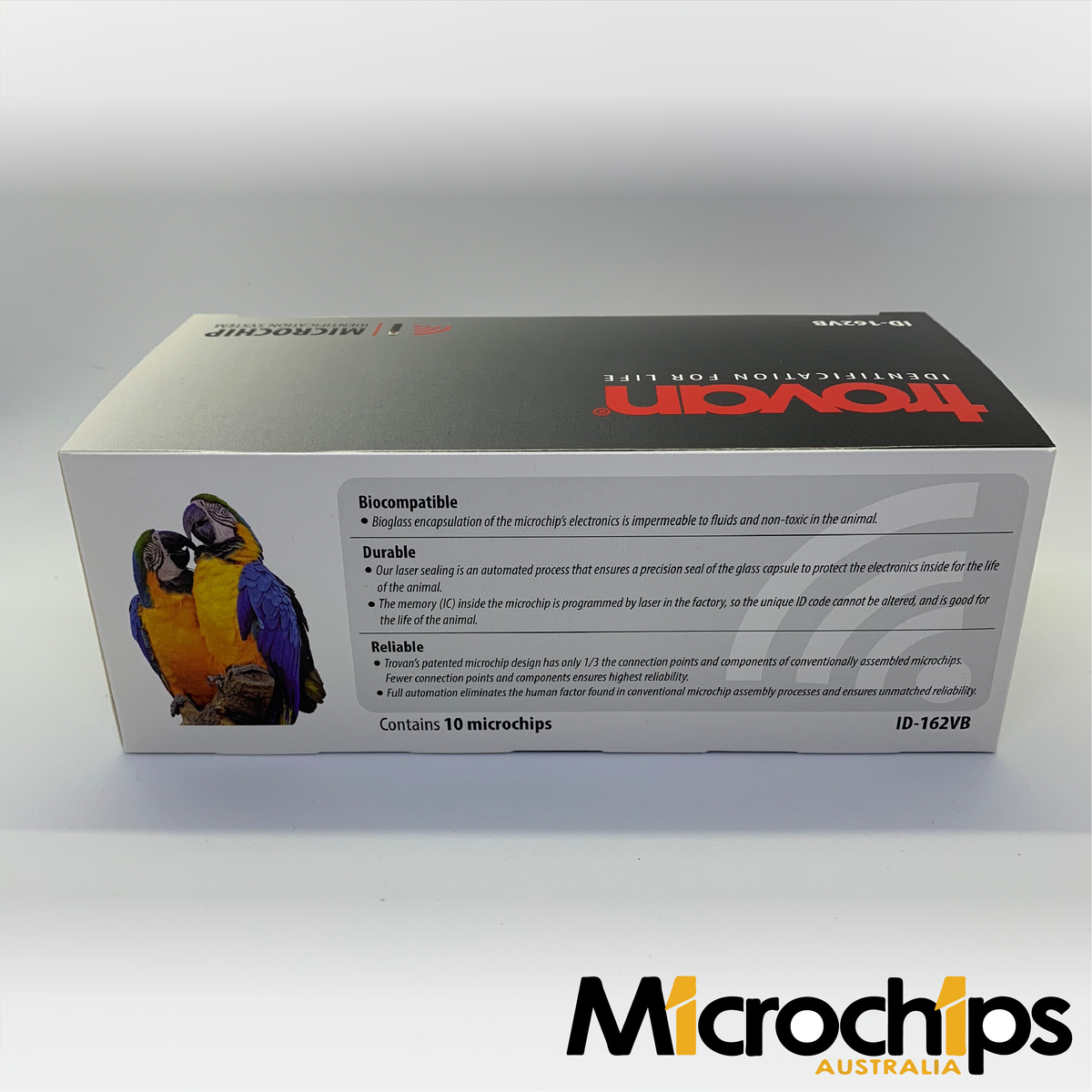 (Research) Trovan ID162VB ISO "All-in-one" Transponder - 10 Pack - Microchips Australia