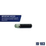 Trovan ID103 Ruggedised Glass Transponder