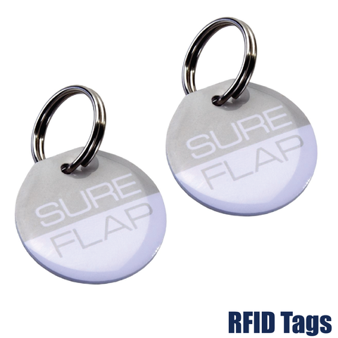 2 X SUREFLAP RFID COLLAR TAGS